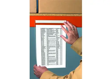 Dokumententaschen, transparent – magnetisch