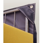 Doppeltaschen-Abfallsortiersack, RollcageSack 200 l – blau, 1300×880 mm