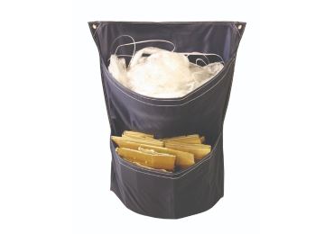 Doppeltaschen-Abfallsortiersack, RollcageSack 200 l – blau