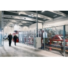 Draht- und Stahlgitter Modul Vario mit Länge 10m und mehr – Maschendraht 100×20mm, Draht D.2,5mm, Ständer 60×60×2350mm, verzinkt, H.2350mm