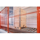 Draht- und Stahlgitter Modul Vario mit Länge 20m und mehr – Maschendraht 100×20mm, Draht D.2,5mm, Ständer 60×60×2350mm, verzinkt, H.2350mm