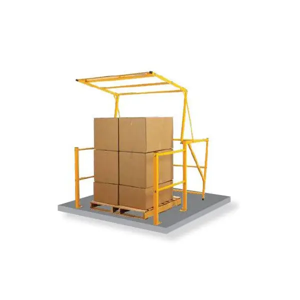 Drehbare Sicherheitsschleuse Vario 10 – für Paletten 1600×2600×1400mm, äußere Breite 3000 mm