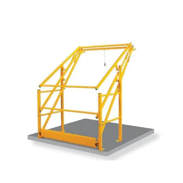 Drehbare Sicherheitsschleuse Vario 18 – für Paletten 1800×2000×1300mm, äußere Breite 2400 mm