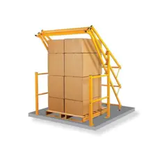 Drehbare Sicherheitsschleuse Vario 18 – für Paletten 1800×2000×1300mm, äußere Breite 2400 mm