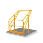 Drehbare Sicherheitsschleuse Vario 18 – für Paletten 1800×2600×1300mm, äußere Breite 3000 mm