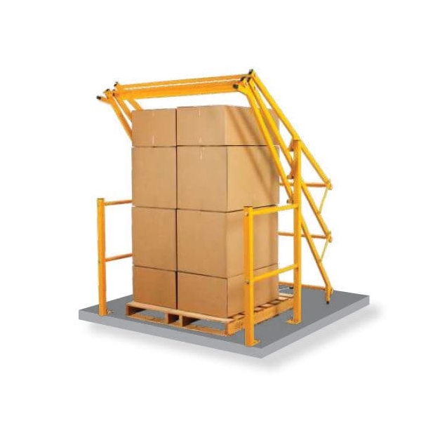 Drehbare Sicherheitsschleuse Vario 18 – für Paletten 1800×2600×1300mm, äußere Breite 3000 mm