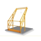 Drehbare Sicherheitsschleuse Vario 22 – für Paletten 2200×1200×1300mm, äußere Breite 1600 mm