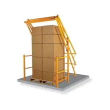 Drehbare Sicherheitsschleuse Vario 22 – für Paletten 2200×2000×1300mm, äußere Breite 2400 mm