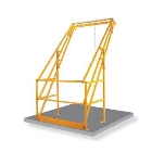 Drehbare Sicherheitsschleuse Vario 26 – für Paletten 2600×1200×1400mm, äußere Breite 1600 mm