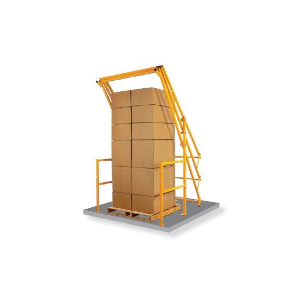 Drehbare Sicherheitsschleuse Vario 26 – für Paletten 2600×1200×1400mm, äußere Breite 1600 mm