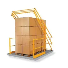 Drehbare Sicherheitsschleuse Vario 26ED – für Paletten 2600×1200×2700mm, äußere Breite 1600 mm