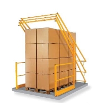 Drehbare Sicherheitsschleuse Vario 26ED – für Paletten 2600×2000×2700mm, äußere Breite 2400 mm