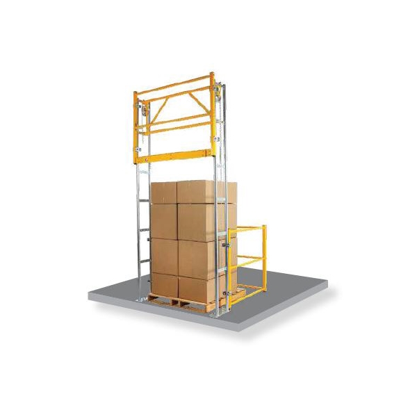 Drehbare Sicherheitsschleuse Vario 30 – für Paletten 2000×1200×1400mm, äußere Breite 1600 mm