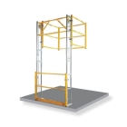 Drehbare Sicherheitsschleuse Vario 30 – für Paletten 2000×2600×1400mm, äußere Breite 3000 mm