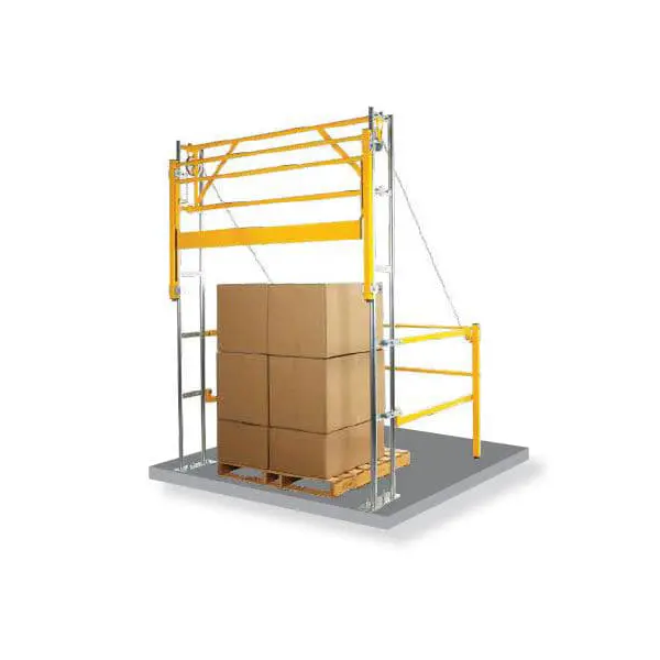 Drehbare Sicherheitsschleuse Vario 30HI – für Paletten 1650×1200×1200mm, äußere Breite 1600 mm