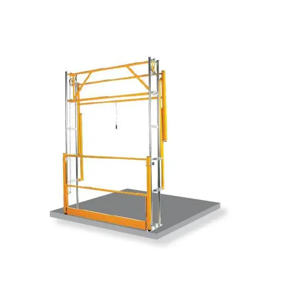 Drehbare Sicherheitsschleuse Vario 30HI – für Paletten 1650×1600×1200mm, äußere Breite 2000 mm