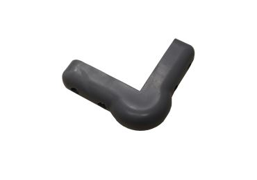 Eckige Stoßstange Trolley – TPR, Grau, 107×107×21 mm