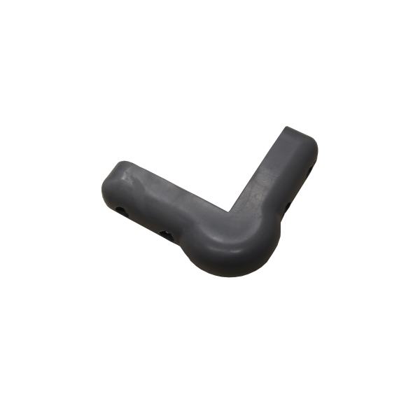 Eckige Stoßstange Trolley – TPR, Grau, 107×107×21 mm