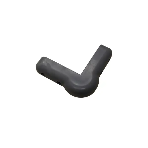 Eckiger Prallschutz Trolley – TPR, Grau, 107×107×21 mm