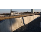 Einseitige Betonschutzplanke TYP120 – rechtes Endstück, 4000×549×1200mm