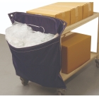 Eintaschen-Abfallsortiersack, TrolleySack 50 l – blau, 750×600 mm