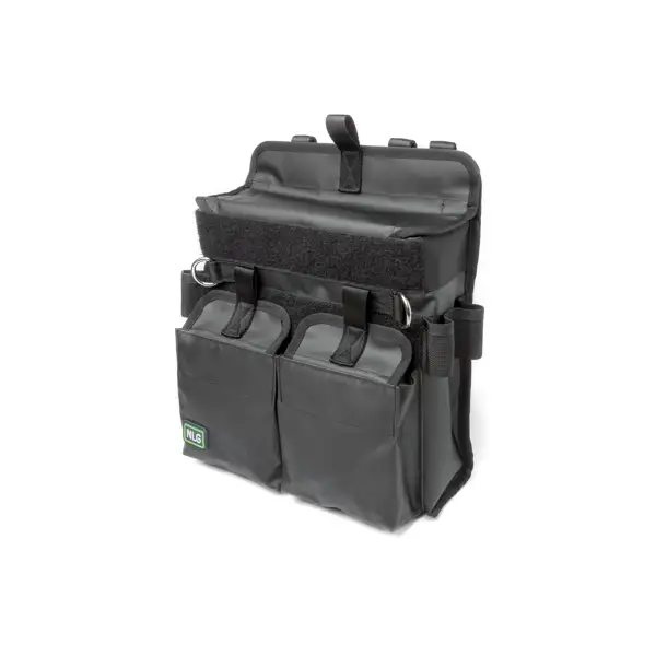 Elektromontage-Tasche NLG mit 30 kg Tragfähigkeit – PVC, schwarz, 350×300×100 mm