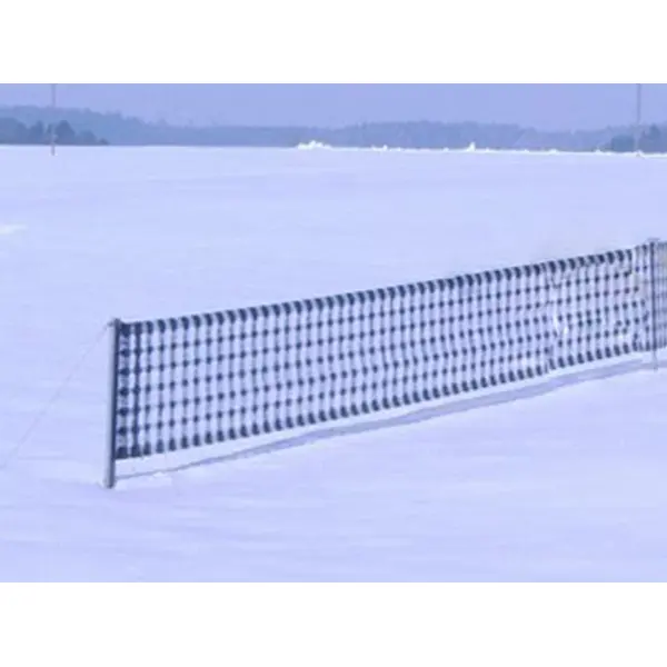 Endpfosten für Schneefangzaun Maibach Typ B – H.1300 mm, inkl. Pflöcke und Kabeln