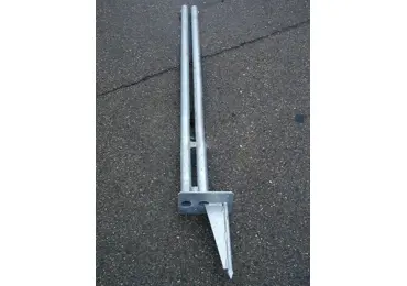 Endpfosten für Schneefangzaun Maibach Typ B – H.1300 mm, inkl. Pflöcke und Kabeln