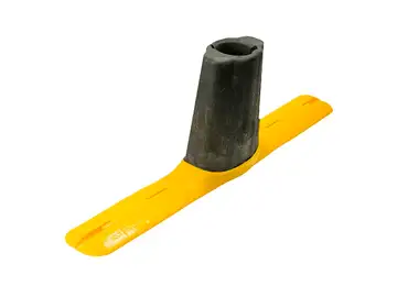 Ersatz-Absperrsockel Avalon – Clearpath, gelb-schwarz