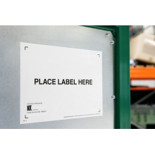 Etikettenhalter Placard Industry – 230×335mm
