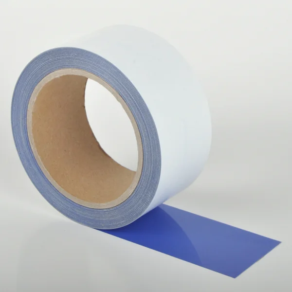 Extra dünnes Bodenband, beständig gegen Verschmutzung WT-5229, abnehmbar – Polyester, blau, 100 mm × 15 m