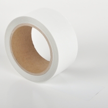 Extra dünnes Bodenband, beständig gegen Verschmutzung WT-5229, permanent – Polyester, weiß, 50 mm × 15 m