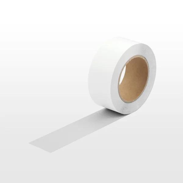 Extra dünnes Bodenband WT-5420 mit Antirutsch-Oberfläche, abnehmbar – Folie, weiß, 75 mm × 10 m