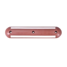 Fahrbahntrenner – rot, retroreflektierende Folie, 1200×150×45 mm