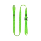 Flatter Hebegurt NLG Lanyard für Kettensäge mit Tragfähigkeit 10 kg  – Nylon, grün, 1300×25 mm