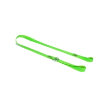 Flatter Hebegurt NLG Lanyard für Kettensäge mit Tragfähigkeit 10 kg  – Nylon, grün, 1300×25 mm