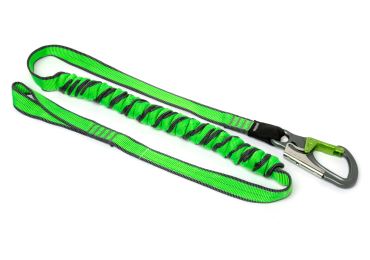 Flexibel Gurt NLG Lanyard für Werkzeuge mit 20 kg Tragfähigkeit – Nylon, grün-schwarz