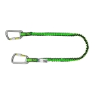 Flexibler Hebegurt NLG Lanyard mit zwei Karabinern – Nylon, grün-schwarz