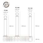 Flexibler Pfosten, H.800 mm, D.80 mm – grün