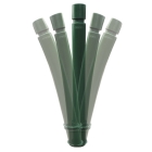 Flexibler Pfosten zum Einbetonieren, H.1130 (930) mm, D.100 mm, runder Pfosten-Kopf – braun