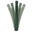 Flexibler Pfosten zum Einbetonieren, H.1130 (930) mm, D.80 mm – grün