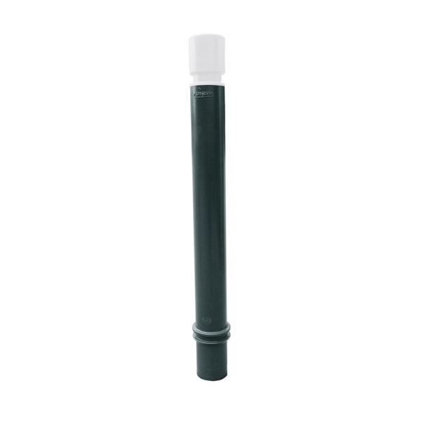 Flexibler Pfosten zum Einbetonieren, H.1560 (1310) mm, D.100 mm – grau