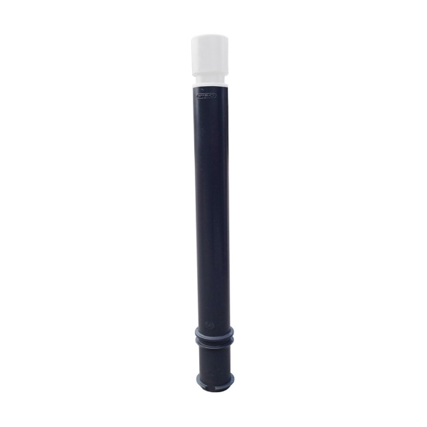 Flexibler Pfosten zum Einbetonieren, H.1560 (1310) mm, D.80 mm – schwarz