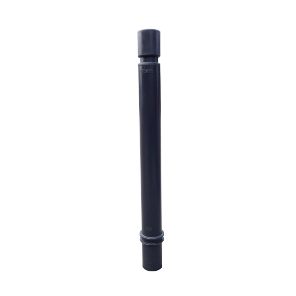 Flexibler Pfosten zum Einbetonieren, H.600 (400) mm, D.100 mm – schwarz