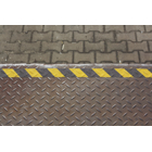 Formbares Antirutsch-Band WT-5414 – Mineralgranulat in Kunstharz, gelb-schwarz, 25 mm × 6 m