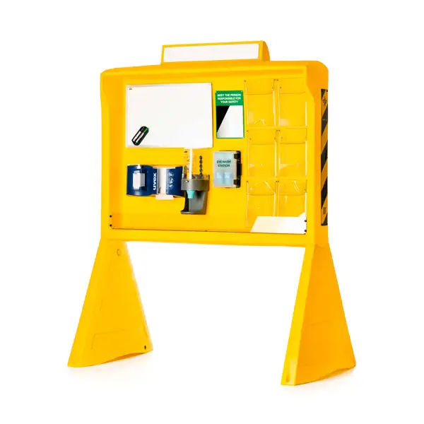 Freistehendes Infoschild InfoPoint, höhere Version des Layouts