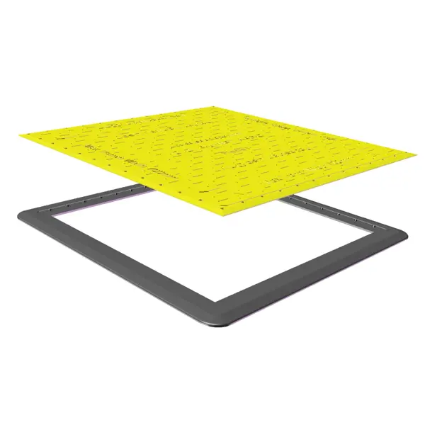 Füllverbindungsleiste für Grabenabdeckungen mit Gummienden LowPro 15/10, bis zur Breite 1200 mm