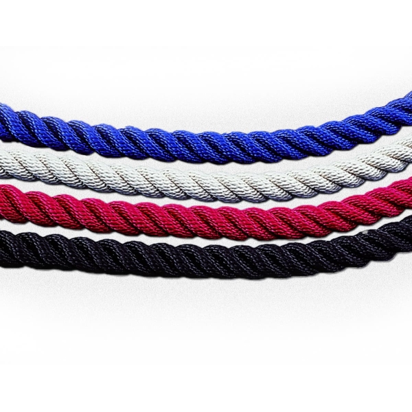 Gedrehtes Seil Typ Twisted, 2× Endstück SnapEnds – schwarz, 2 m