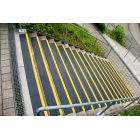 GFK-Antirutsch-Treppenkantenprofil Premium – breit, 230x800x30 mm, Dicke 3,8 mm, schwarz