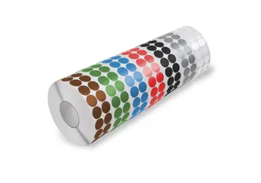 Glatte Textilpunkte WT-5561 – PE-beschichtetes Textilgewebe, D. 30 mm